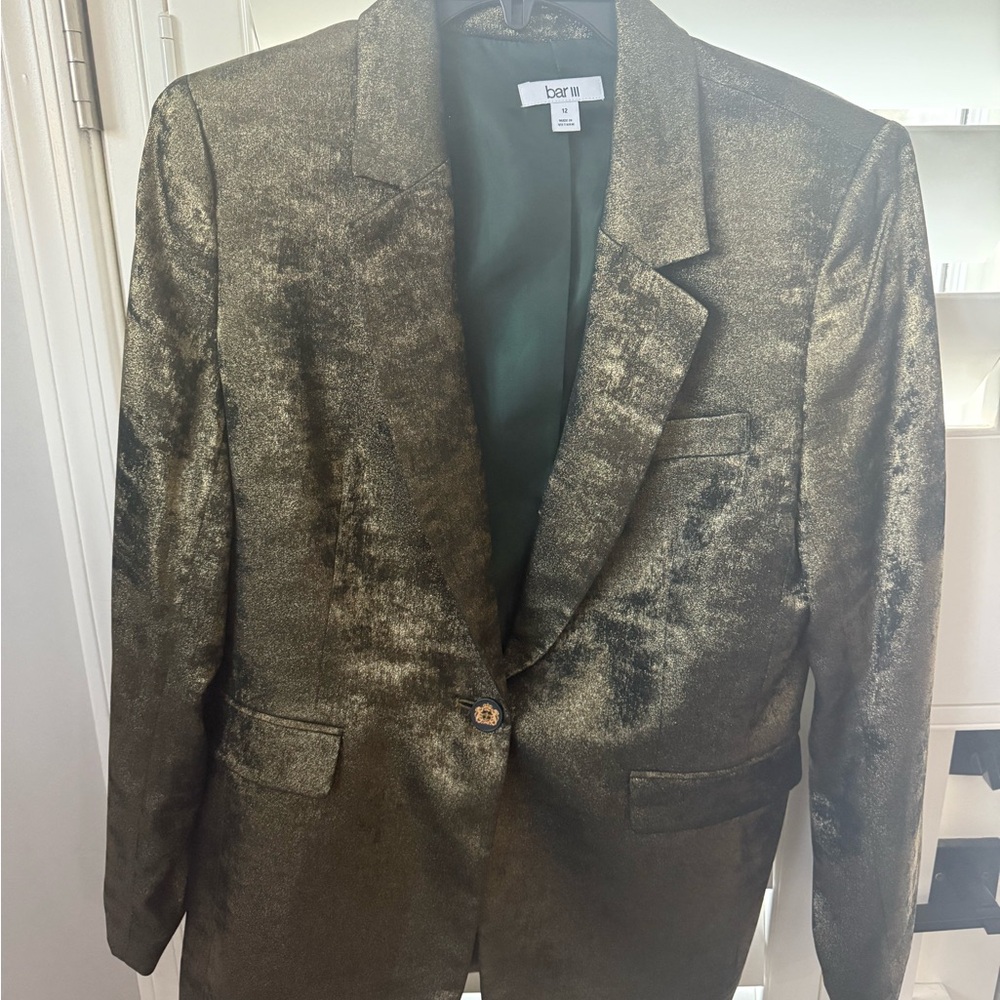 Bar III Gold and Black Jacket